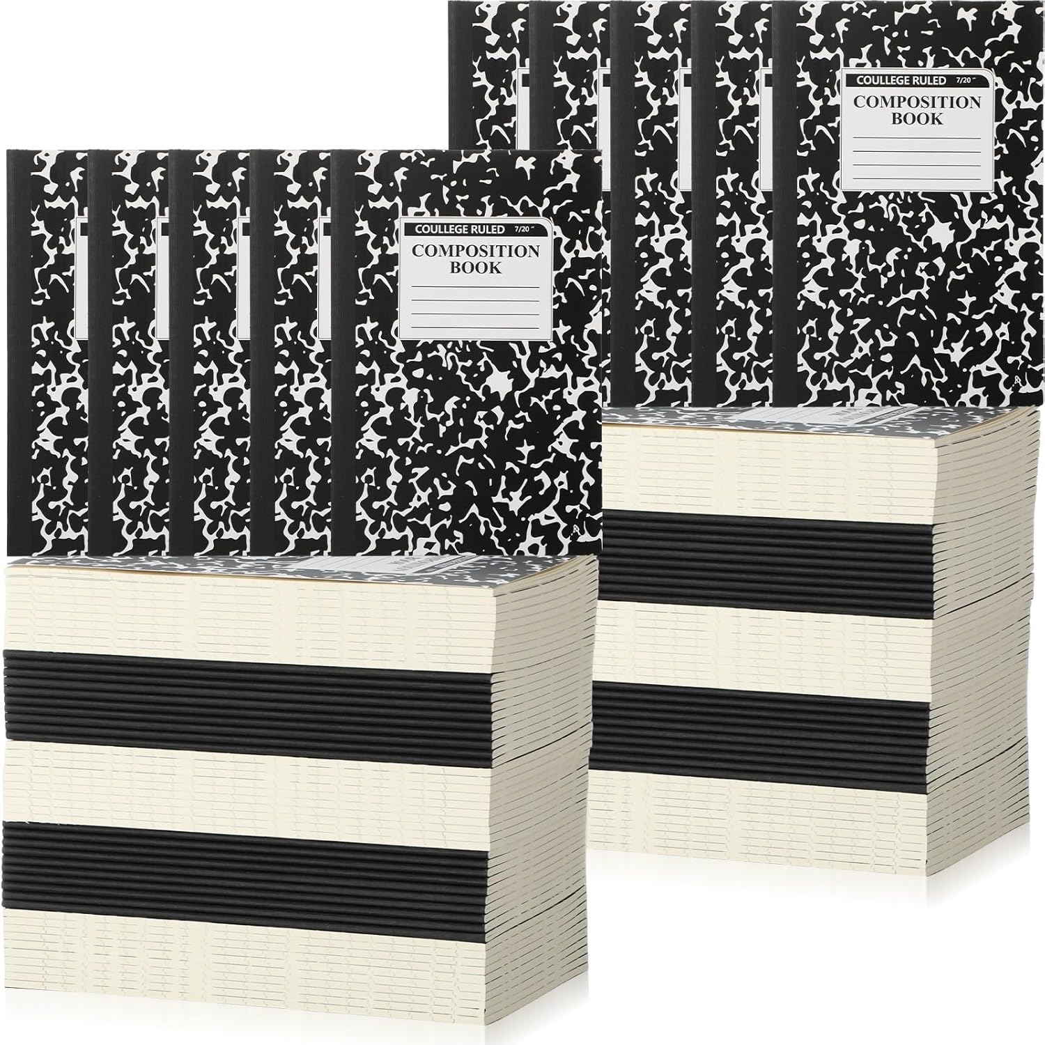 Fainne Bulk Wide Ruled Notebooks - 100 Pack