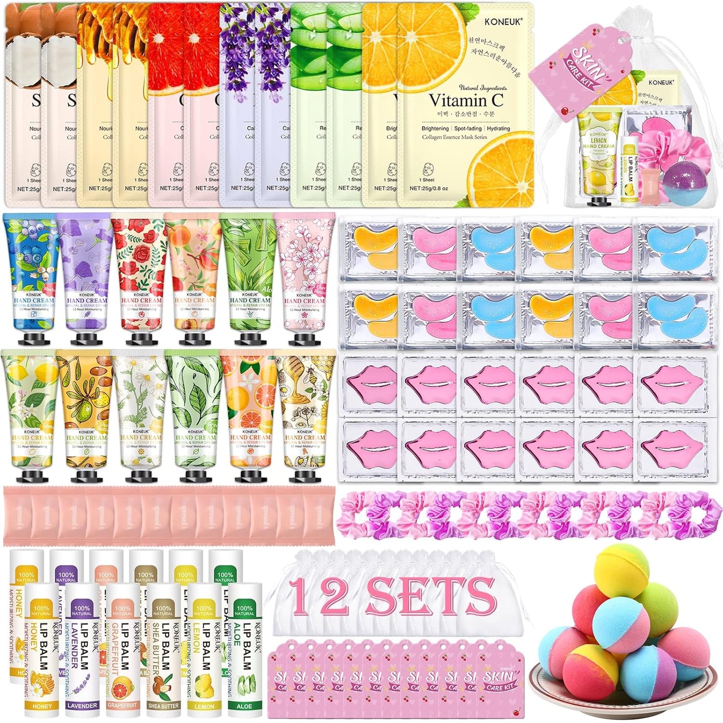 120 PCS Spa Party Supplies for Women - Perfect for Any Occasion