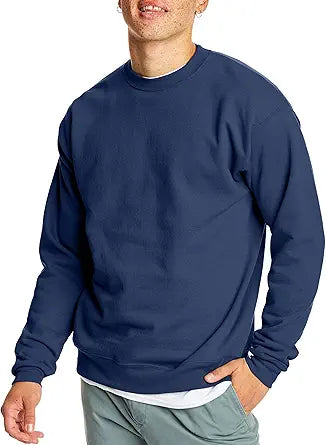 Hanes Men's EcoSmart Fleece Sweatshirt for Comfort and Style