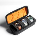Travel in Style: AUKURA Watch Case - Brown Microfiber Lining