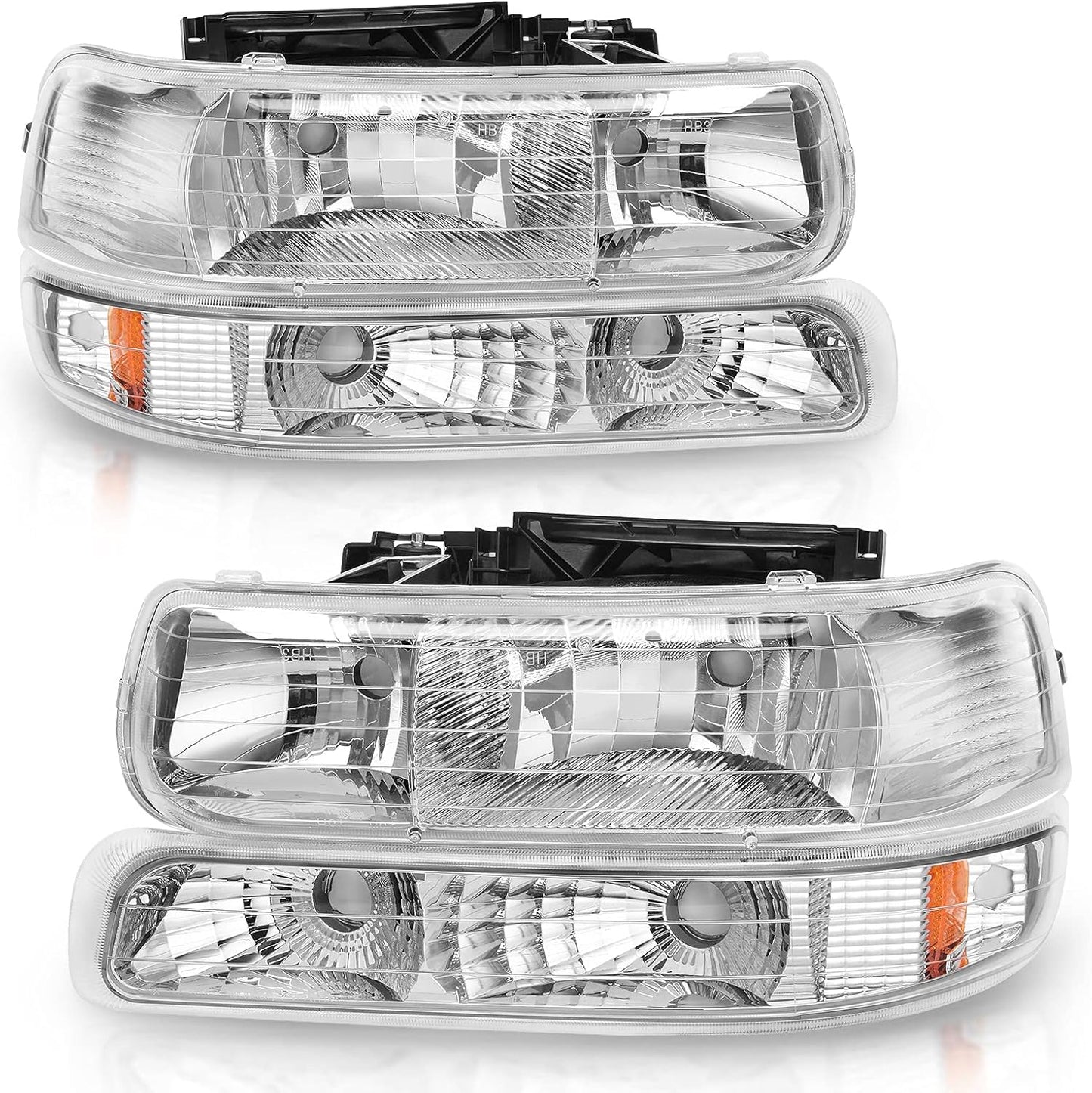AUTOSAVER88 Headlight Assembly for 1999-2006 Chevy Models