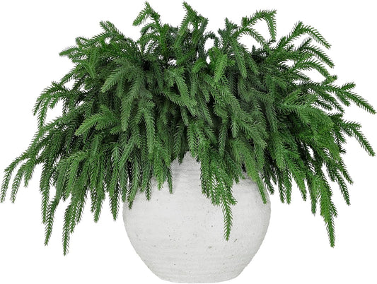 24 Pcs Realistic Christmas Greenery Stems for Holiday Decor