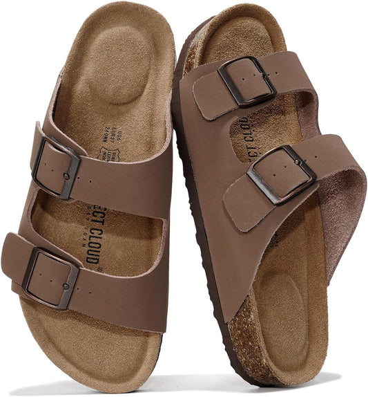 Project Cloud Genuine Leather Flat Sandals for Women 2025