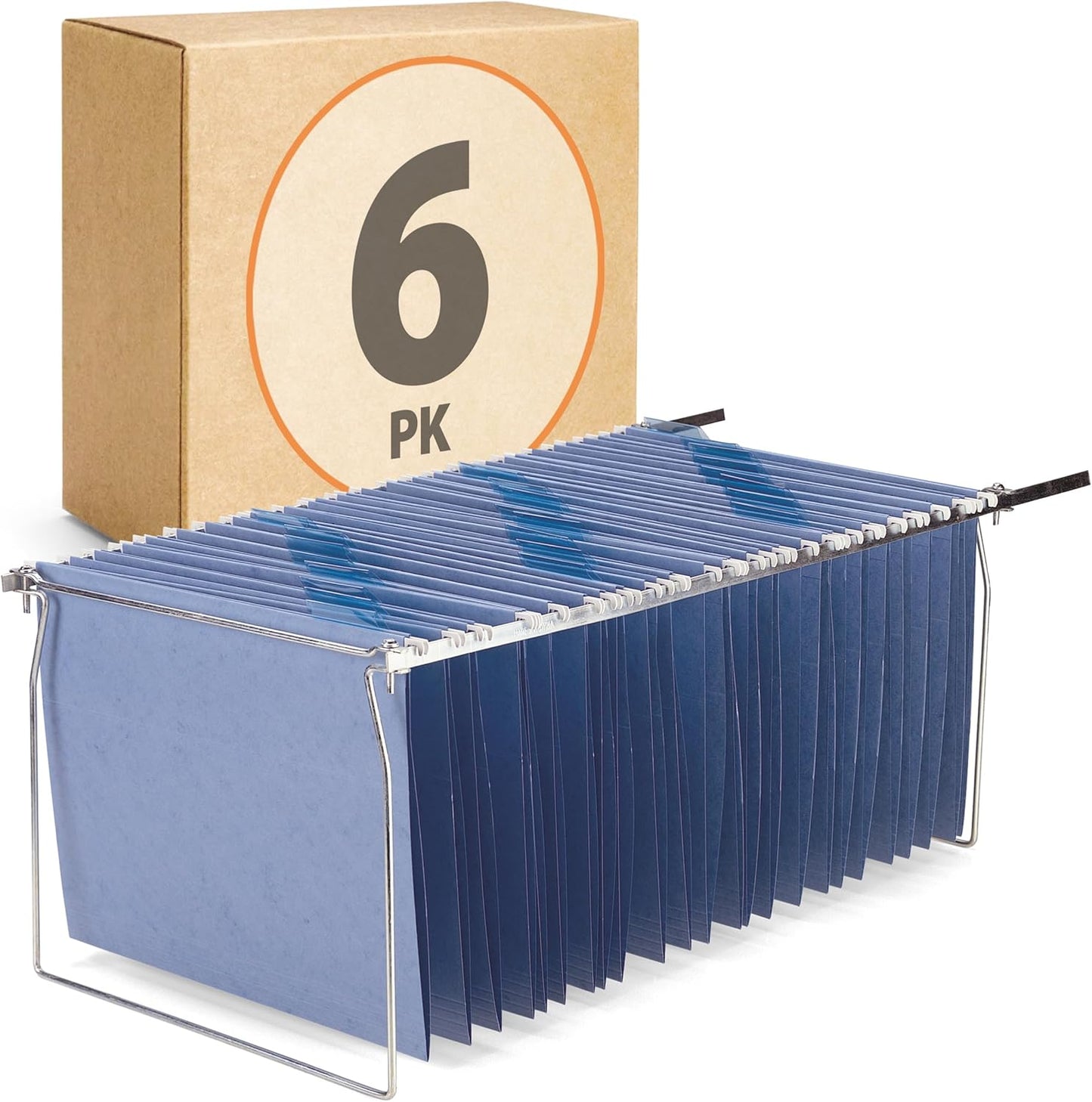 Officemate Hanging File Frames for Letter Size Files, 6 Pack