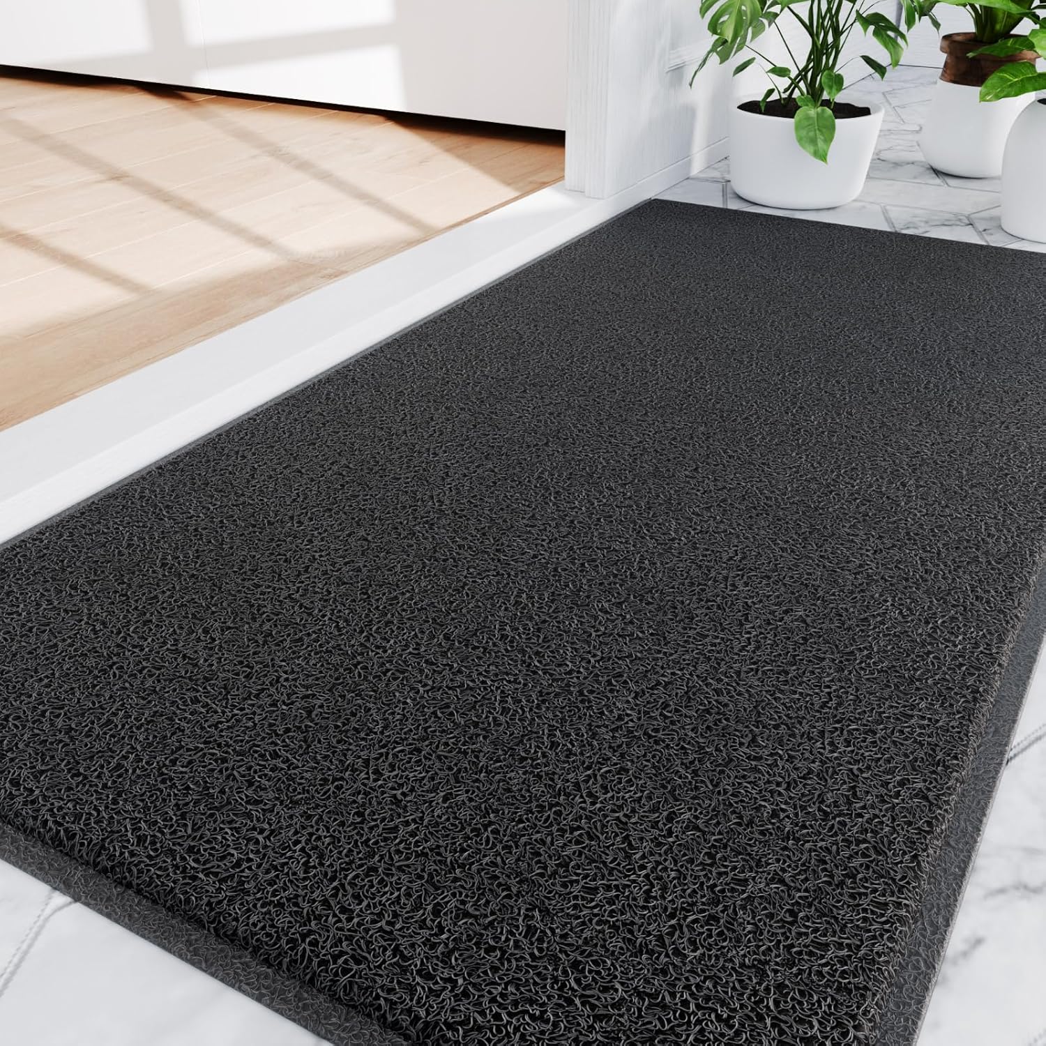 Amyracel Front Door Mat Indoor Outdoor Waterproof Doormat 24in x 72in
