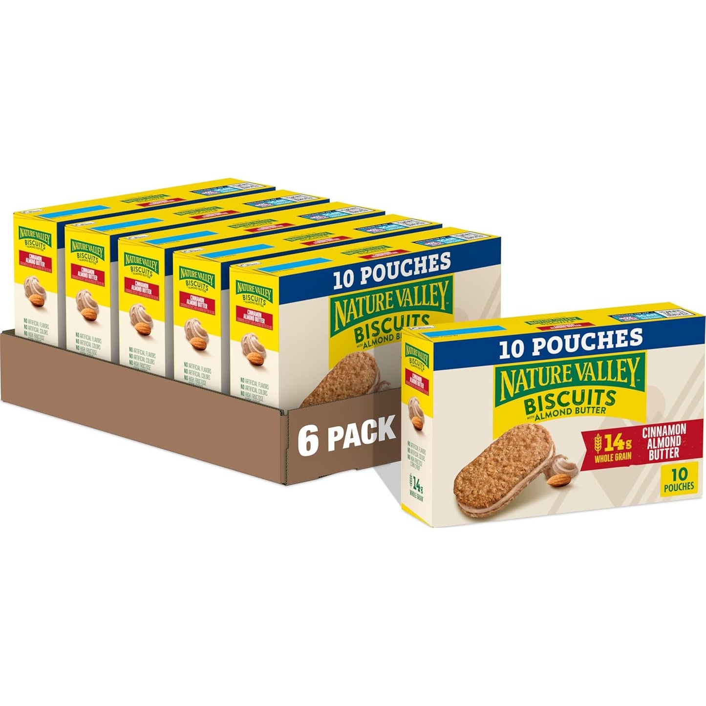 Nature Valley Biscuit Sandwiches with Cinnamon Almond Butter