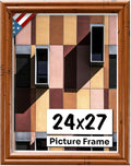 Distressed Oak 24x27 Picture Frame.75 in Wide - Handmade Solid Wood