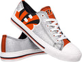 Dallas Cowboys Women's Glitter Canvas Fashion Sneakers - Sparkle Shop