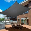 Sun Shade Sail 12x16ft Rectangle Canopy - 95% UV Block
