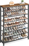 VASAGLE 8 Tier Shoe Rack Organizer - Holds 32-40 Pairs, Tall