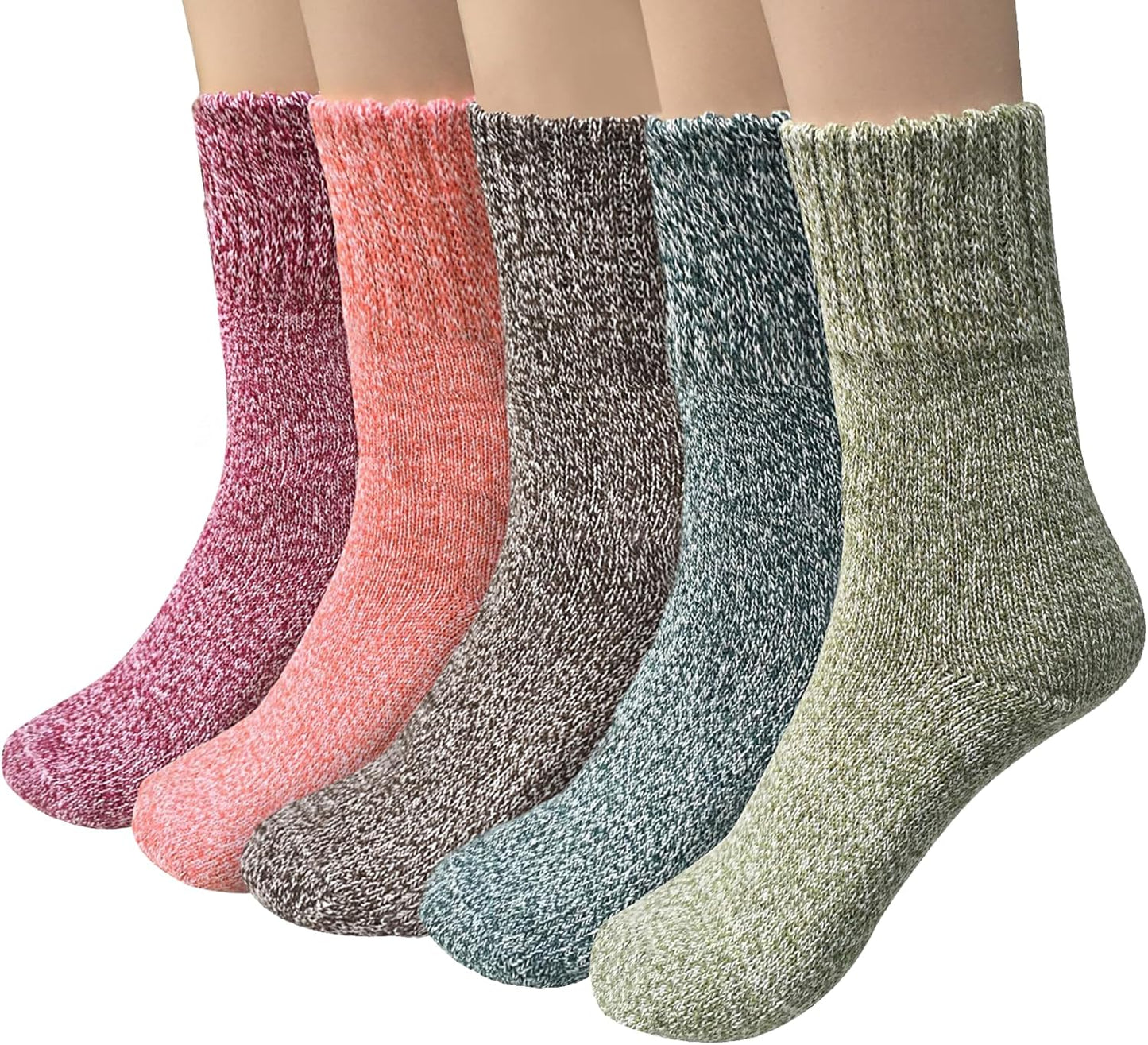 Winter Warm Wool Socks - Pack of 5