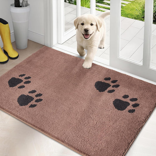 Dirt Trapping Door Mat 24in x 35.5in, Non-Skid Microfiber Rug