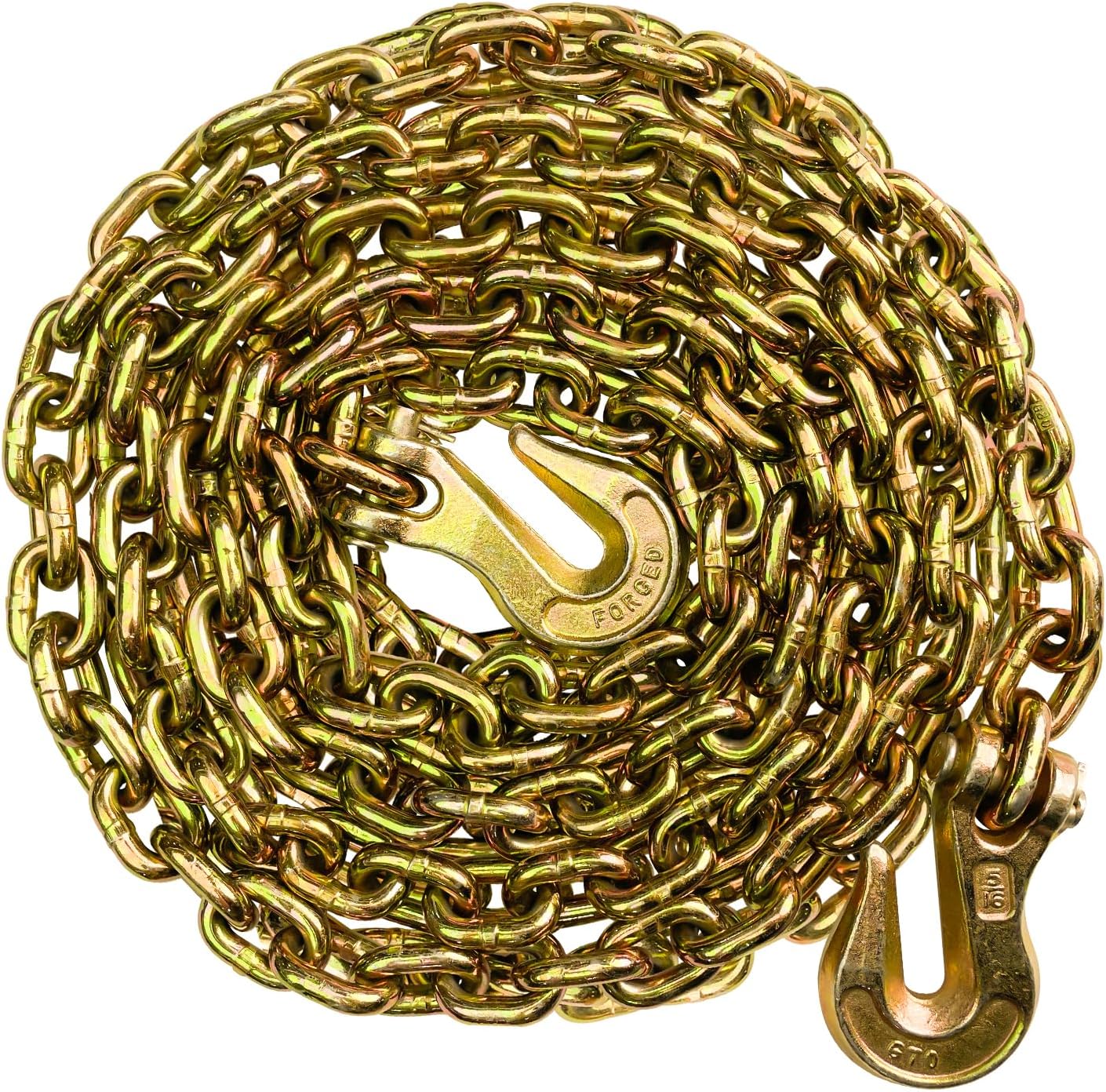 5/16 Chain Trailer Chains with Hooks for Heavy-Duty Use