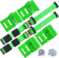 Trekassy Wheel Chock Tie-Down Kit with Rubber Blocks - Secure Trailer
