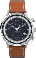 Timex Men's Waterbury Classic Chrono 40mm Leather Strap Dress Watch
