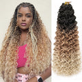 Curly Crochet Hair GoGo Curl Water Wave Crochet Hair Extensions - Full