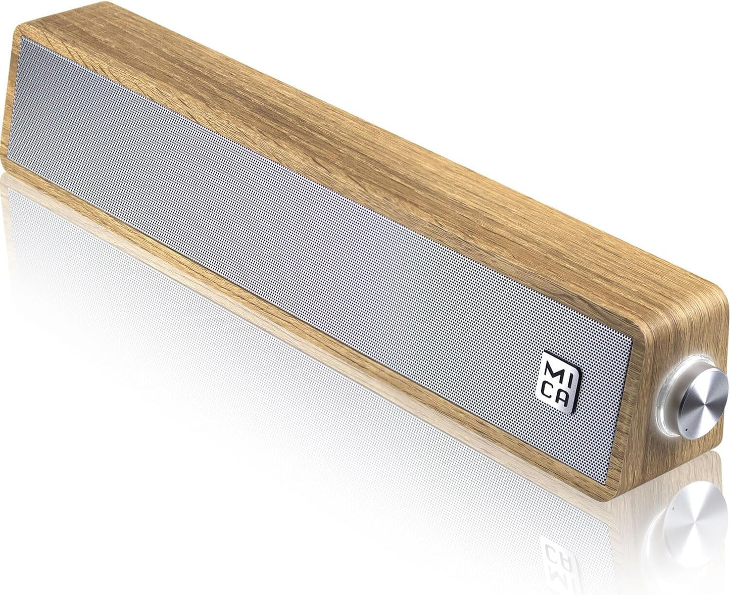 MICA Wired Computer Speakers: Stylish Sound Bar for PCs