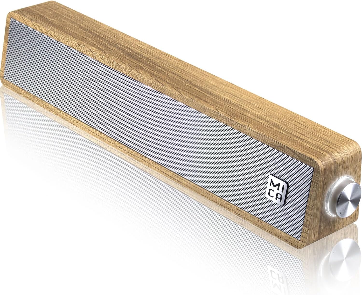 MICA Wired Computer Speakers: Stylish Sound Bar for PCs