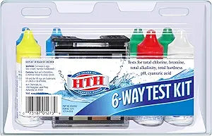 HTH 1273 6-Way Test Kit for Swimming Pools - Essential Water Care