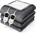 Heated Electric Blanket King Size 100ftx90ft - Fast Warmth & Safety