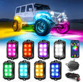 MICTUNING C2+ RGB+IC Chasing Color Rock Lights Kit - Expandable