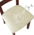 Genina Waterproof Seat Covers for Dining Room Chairs - Easy Fit