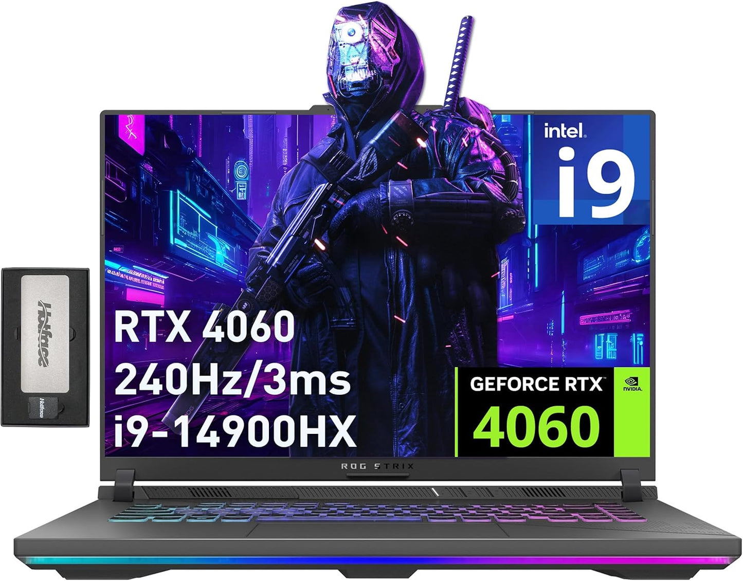 ASUS ROG Strix G16: Intel i9, NVIDIA RTX 4060, 64GB RAM, 2TB SSD