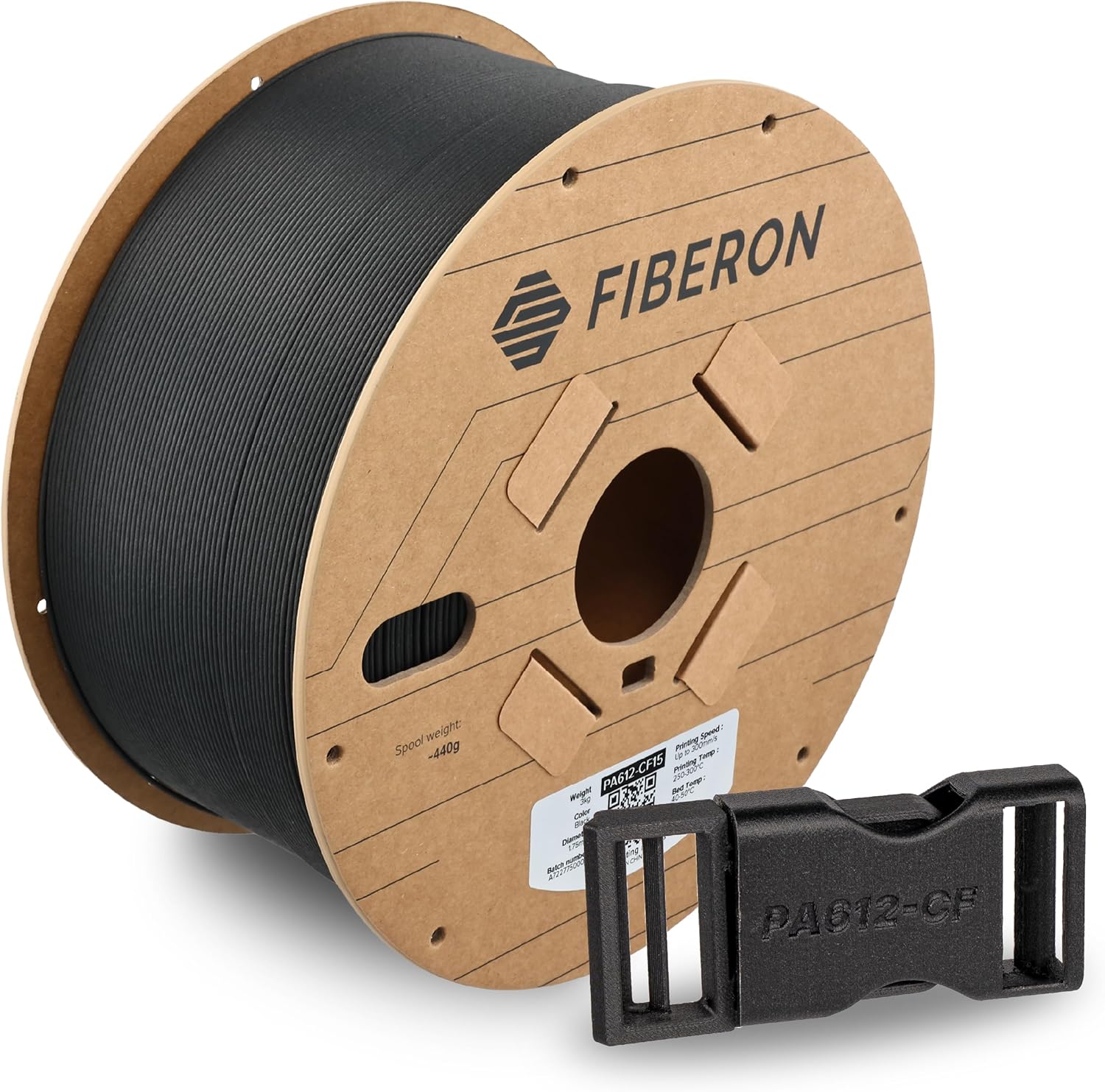 Polymaker Fiberon PA612-CF Carbon Fiber Nylon Filament 1.75mm