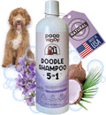 Dog Shampoo and Conditioner for Doodle - 5-in-1 Detangling Care