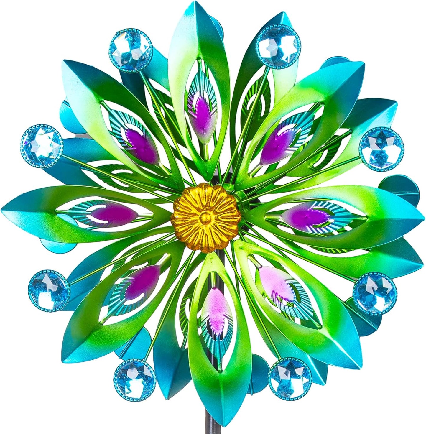 Kinetic Wind Spinner for Yard and Garden - 53 inch Outdoor Decor