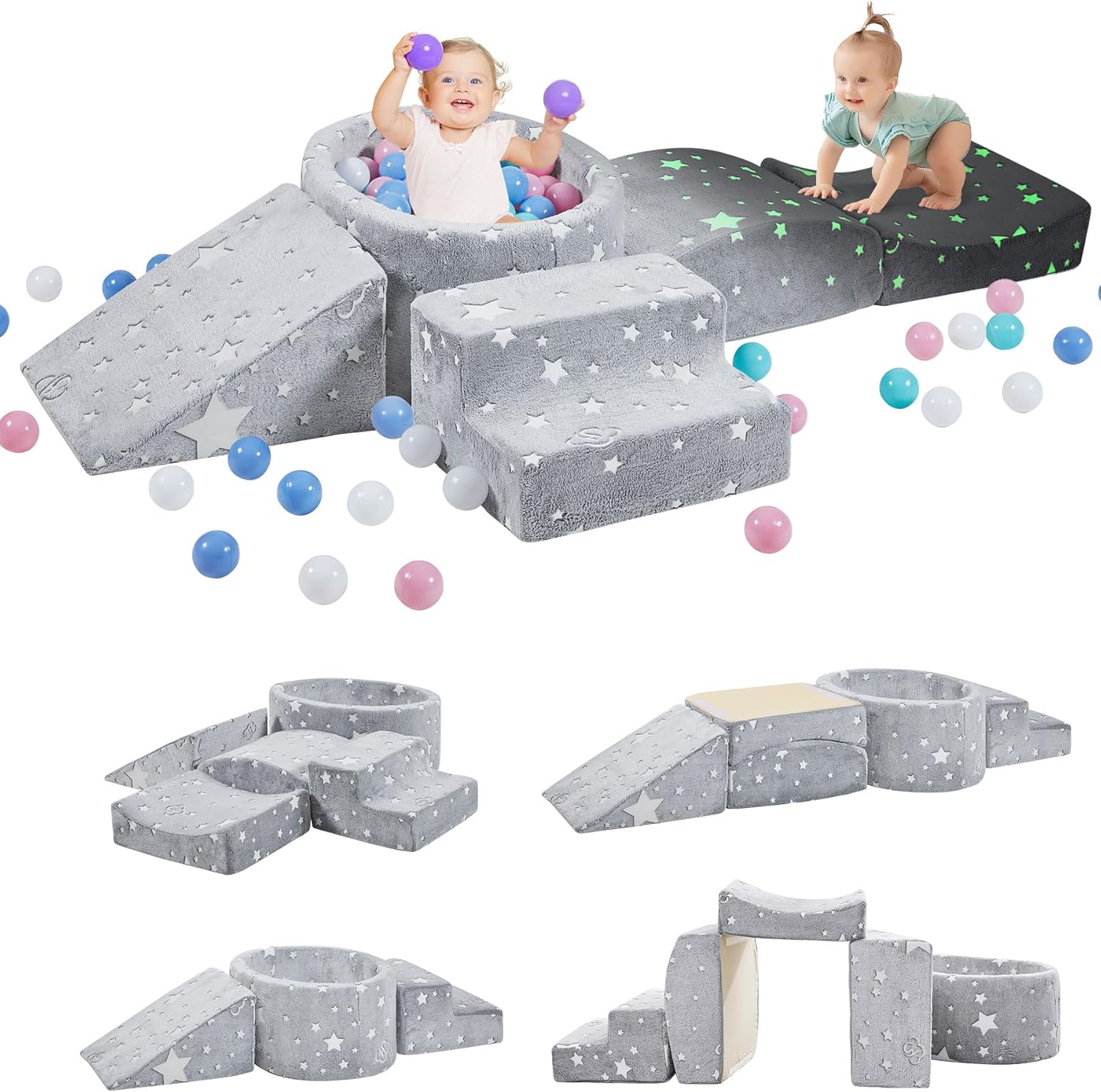 Foam Climbing Blocks for Toddlers - Indoor Playset Fun