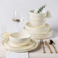 TheTerra Ceramic Dinnerware Set for 4, 12 Pieces - Handcrafted