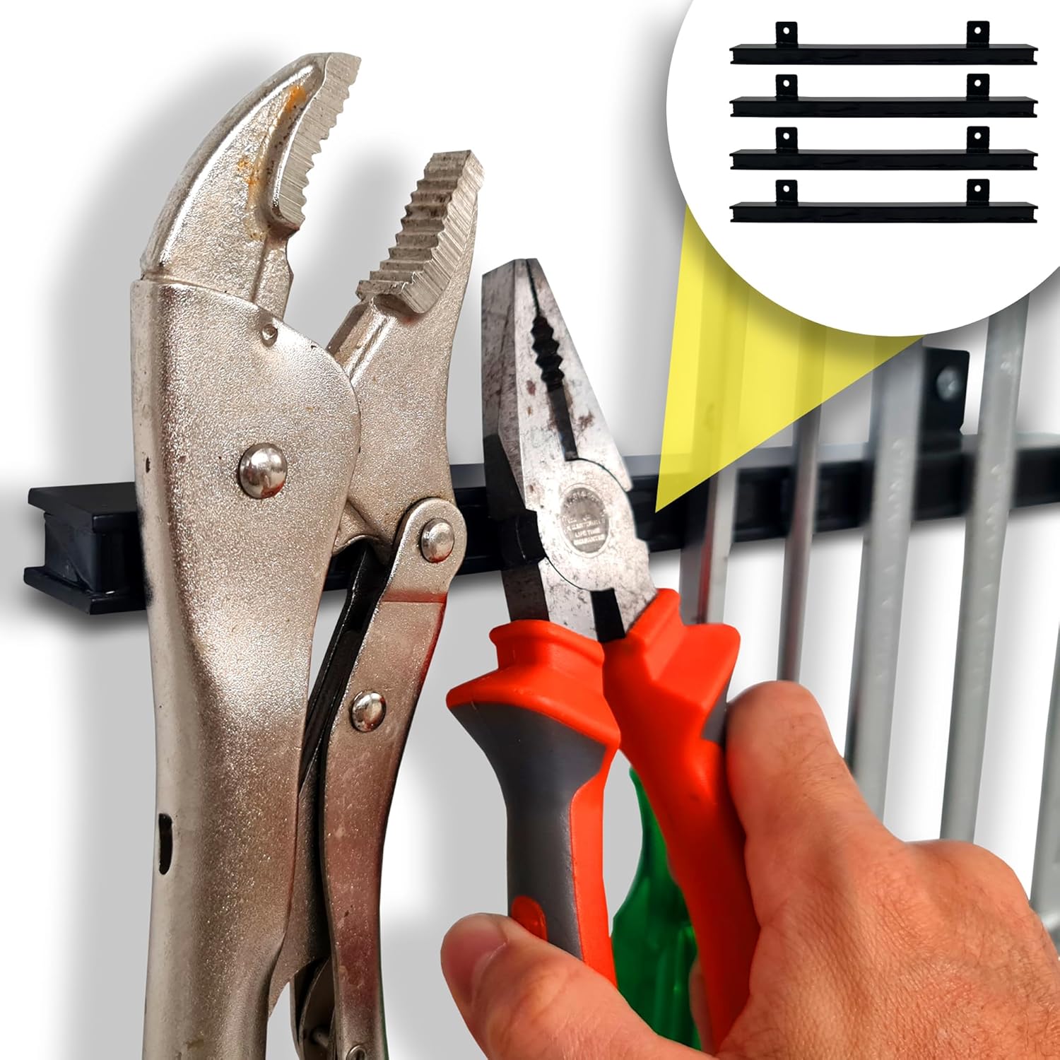 12 Heavy-Duty Magnetic Tool Holders for Secure Tool Storage