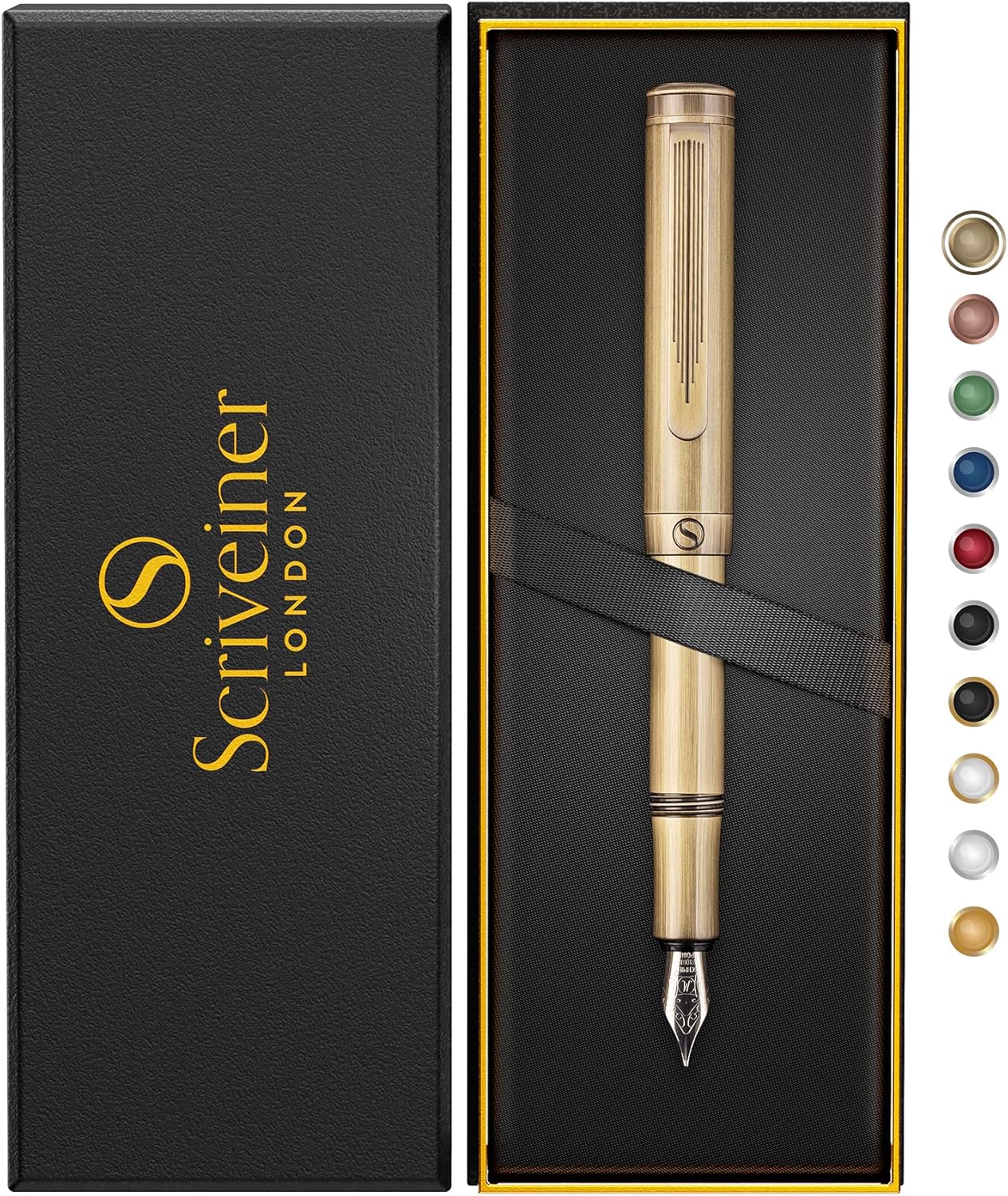 Scriveiner Luxury EDC Fountain Pen for Elegant Writing Experience