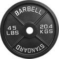 2-Inch Olympic Cast Iron Weight Plate for Home Gym Training