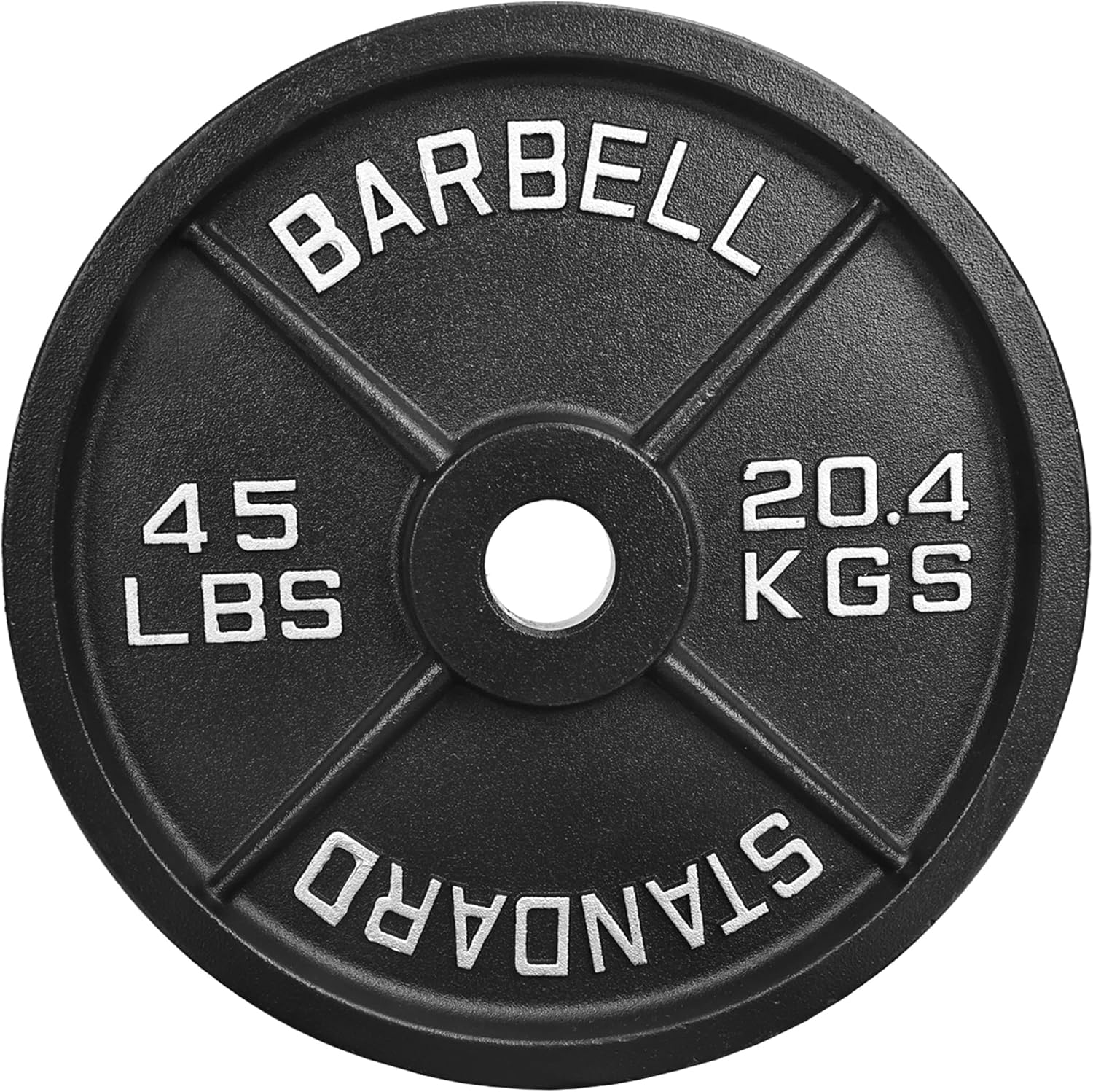 2-Inch Olympic Cast Iron Weight Plate for Home Gym Training