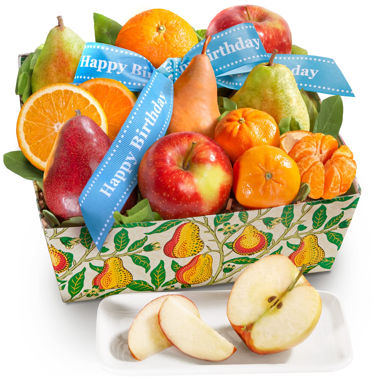 Happy Birthday Fruit Favorites Basket for a Special Celebration