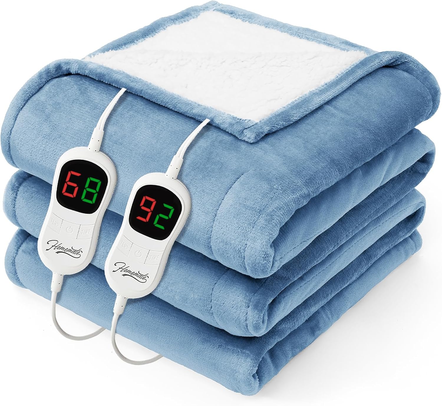 Homemate Heated Electric Blanket King Size for Ultimate Comfort