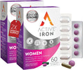 Active Iron Supplement 25mg + Womens Multivitamin - Gentle Energy