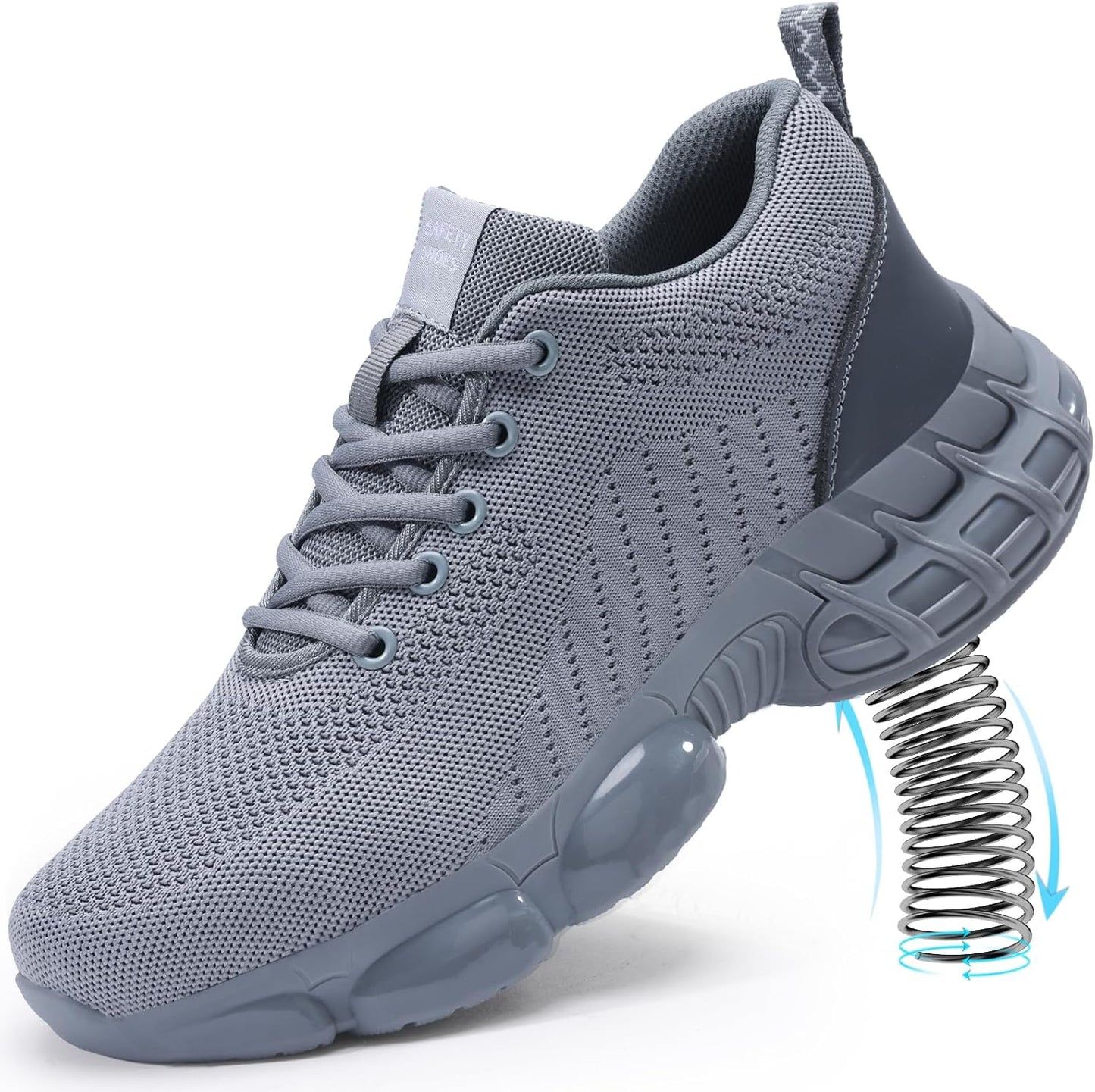 Lightweight Steel Toe Shoes for Men - Safety Sneakers for Work