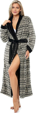Plush Robe for Women Plus Size - Extra Thick Long Fleece Winter