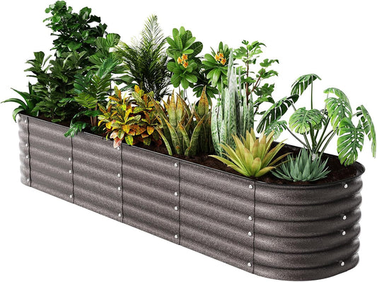 Raised Garden Bed Kit for Outdoor Plants and Vegetables