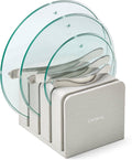 Caraway Glass Lids Set for Pots and Pans - Clear Tempered Glass Fit