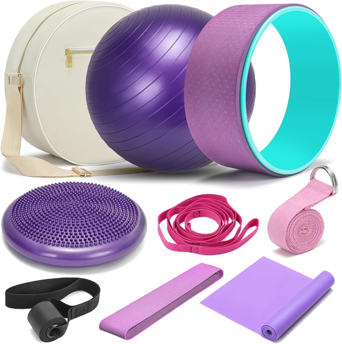 Deep Tissue Yoga Wheel Set for Pain Relief