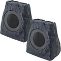 Solar Rock Speaker 2-Pack - Solar Powered Outdoor RGB Lights