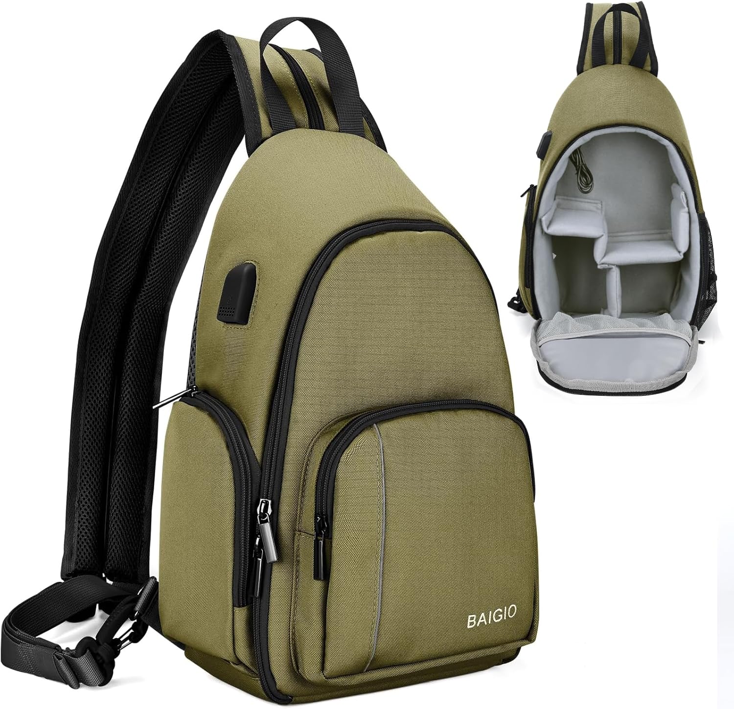 BAIGIO Camera Sling Bag - Stylishly Compact & Water-resistant!