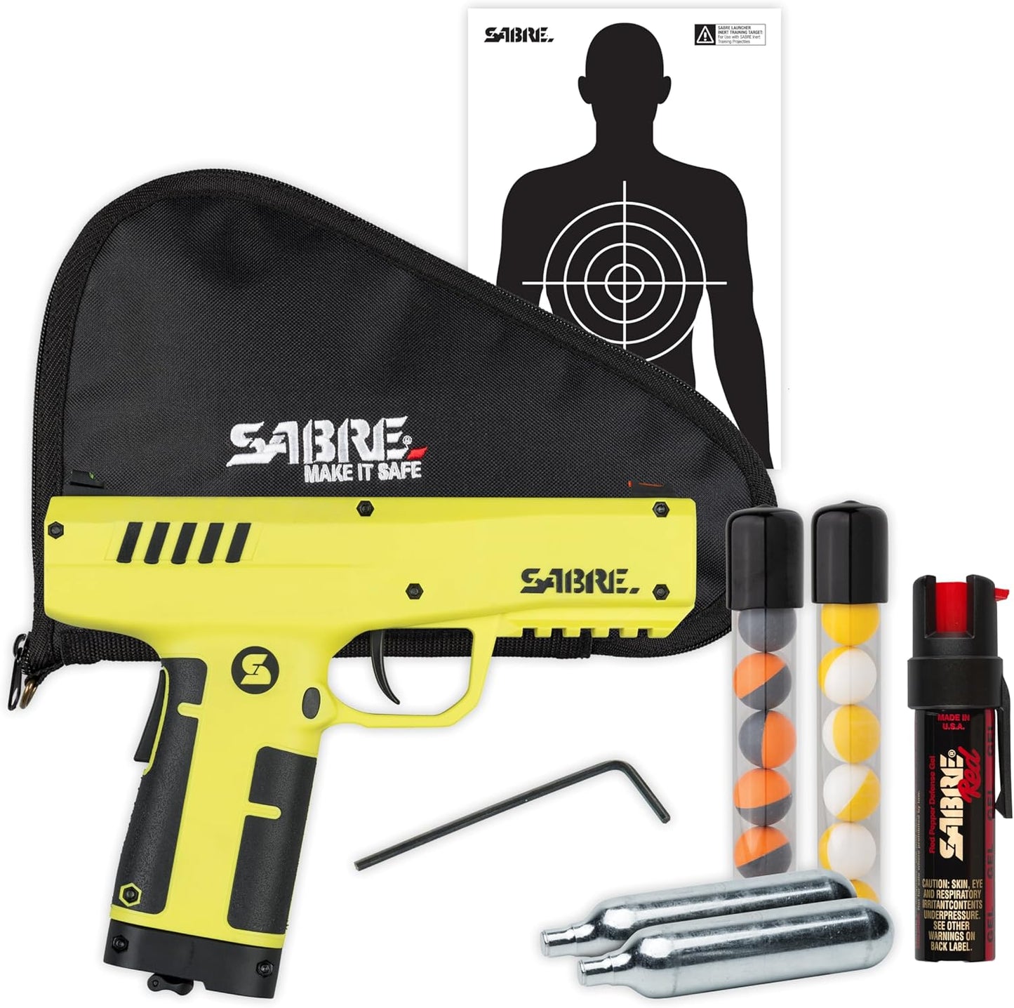 SABRE Home Defense Pepper Projectile Launcher for Ultimate Safety