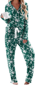 Women's Rayon Spandex Pajama Set S-XXL - Soft Long Sleeve PJs