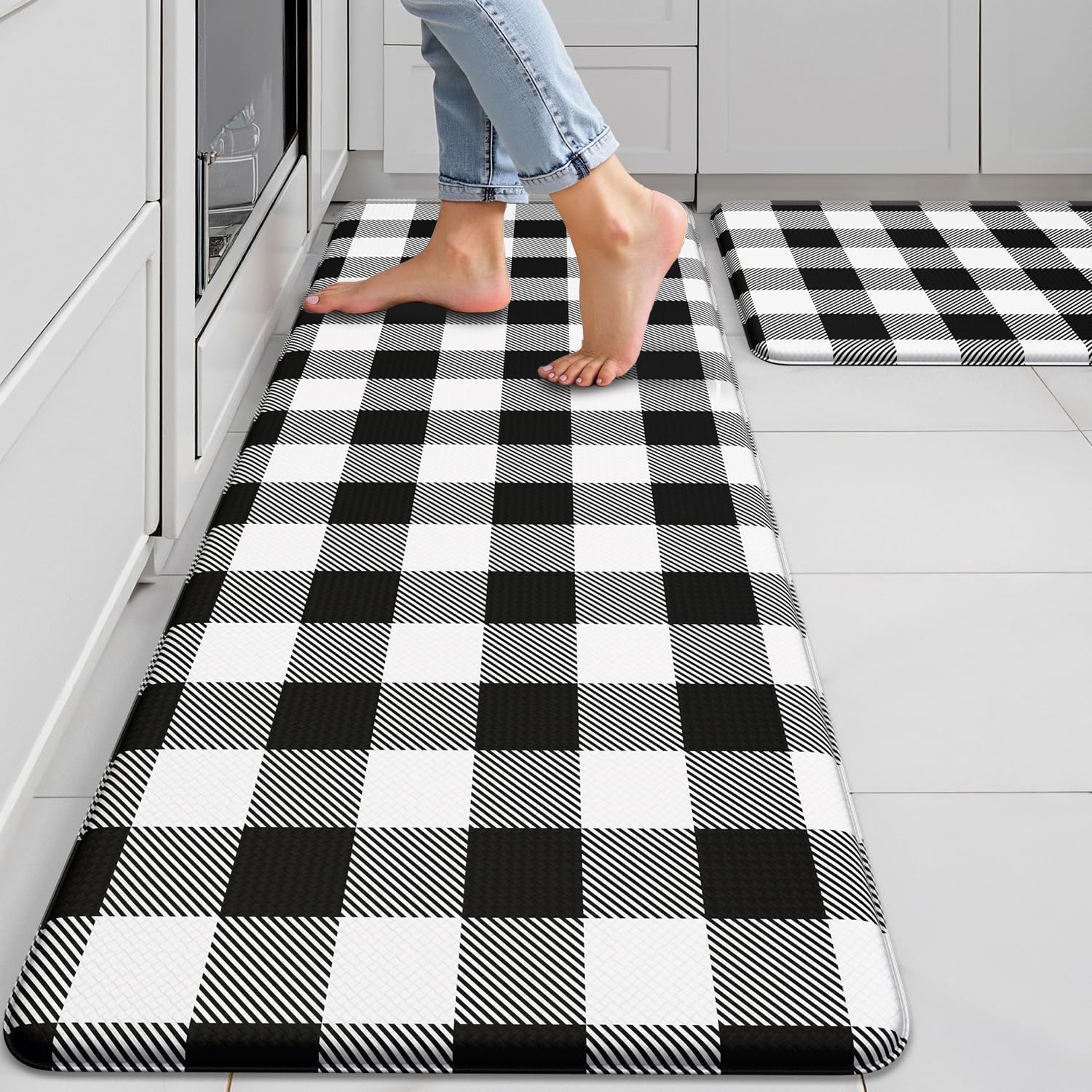 MAYHMYO Anti Fatigue Kitchen Mats for Comfort and Safety
