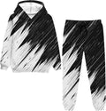 Boys Hoodie Pant Sets Sweatsuit 3D Print Tracksuit - Comfortable